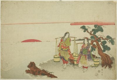 Lagepigerne af Kikukawa Eizan