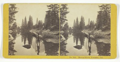 Merced River, Yosemite, Cal., 185575. Skaber: Kilburn Brothers, BW Kilburn. af Kilburn Brothers, BW Kilburn