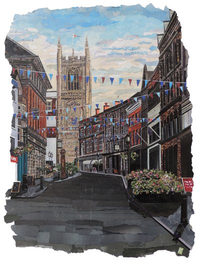 Cathedral of All Saints Iron Gate Derby af Kirstie Adamson