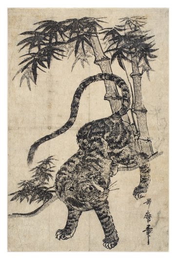 Tiger af Kitagawa II Utamaro