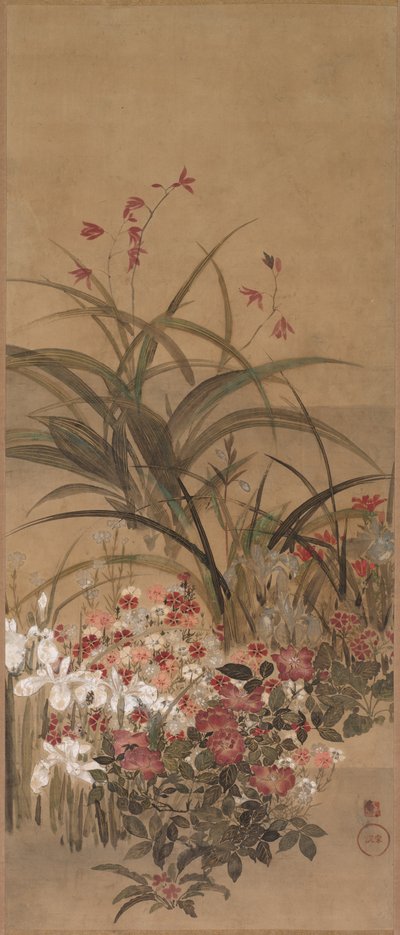 Sommerblomster, midten af 1600-tallet. af Kitagawa Sosetsu