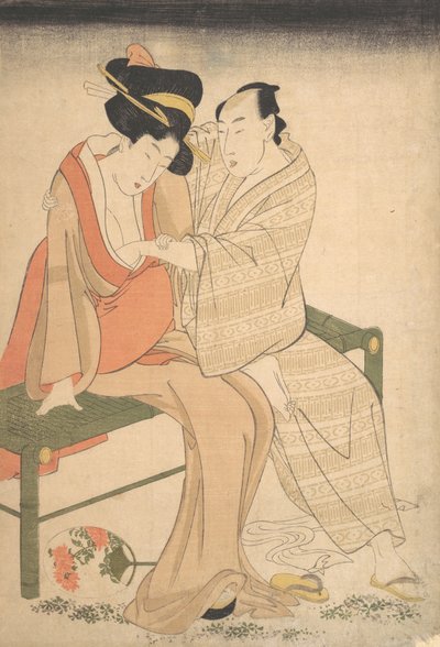 Et par elskere, 1795. af Kitagawa Utamaro