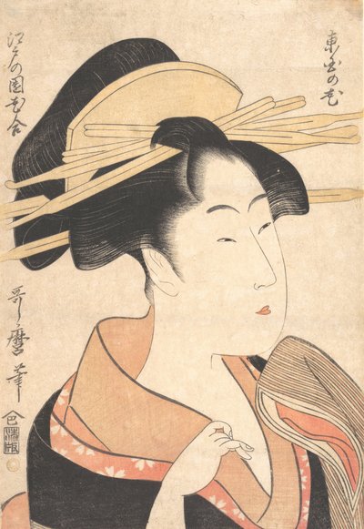 Arbor blomster, hva? 1790. af Kitagawa Utamaro