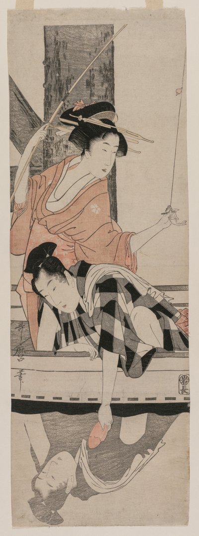 Par i en båd af Kitagawa Utamaro
