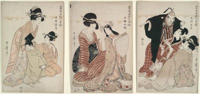 Mitate, udødelige digtere af Kitagawa Utamaro
