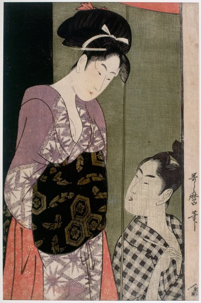 Myggenet, ca 1797 af Kitagawa Utamaro