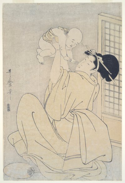 Mor og Barn af Kitagawa Utamaro