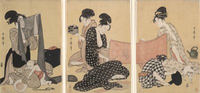 Håndarbejde af Kitagawa Utamaro
