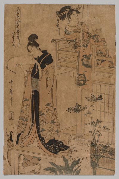 No Title, 1753-1806. af Kitagawa Utamaro