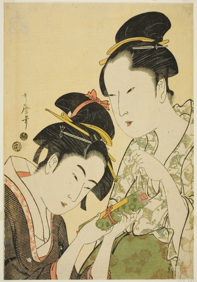 Jeg vågnede plan d OFF tid af Kitagawa Utamaro