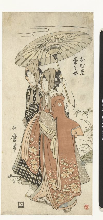 Oume En Kumenosuke Oume Kumenosuke af Kitagawa Utamaro