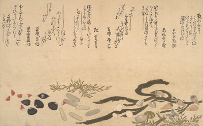 Skaller under vand, 1790. af Kitagawa Utamaro