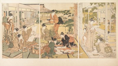 De fire kunstarter (Kinkishoga) af Kitagawa Utamaro