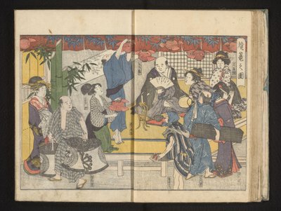 Forberedelser til lanternefestivalen af Kitagawa Utamaro