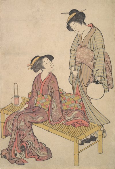 Håndlygten, ca. 1790. af Kitao Shigemasa