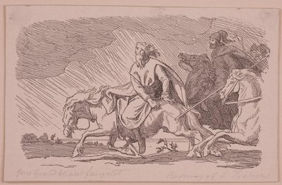 Illustration til "Striden med Jens Grand" af Kittendorff and Aagaard