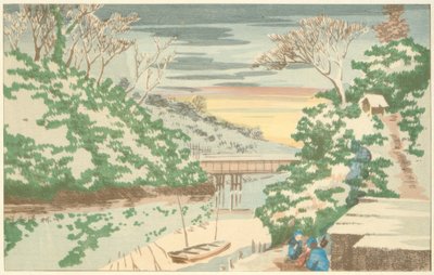 Sne i Ochanomizu af Kiyochika Kobayashi