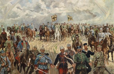 De allierede monarker med deres befalingsmænd i 1. Verdenskrig, 1914-1918 af Koch
