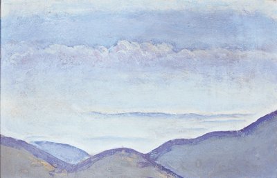 Berge - Bjerge ... (olie på karton) af Koloman Moser