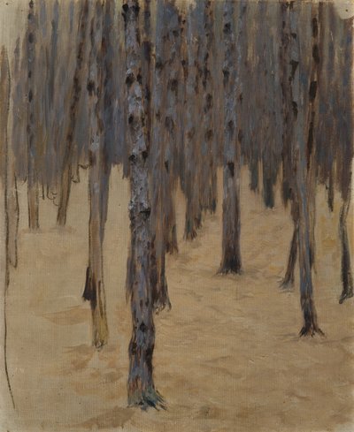 Nåleskov i sneen af Koloman Moser