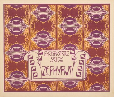 Trykt Silke Zephyr, 1901. af Koloman Moser