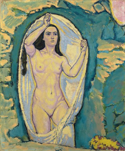 Venus i grotten - Moser, Koloman (1868-1918) - ca. 1914 - Olie på lærred - 75,5x62,7 - Leopold Museum, Wien af Koloman Moser