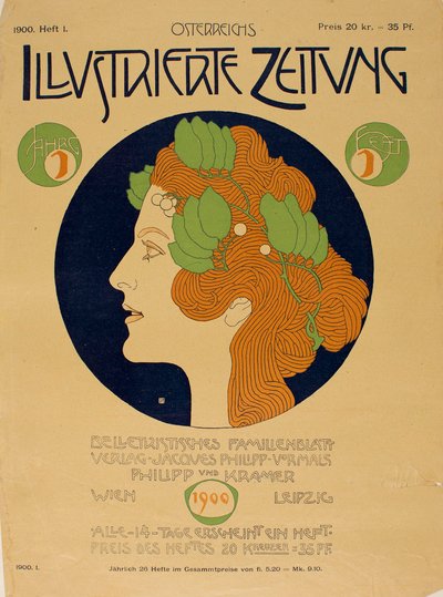 Østrigs illustrerede avis, 1900. af Koloman Moser