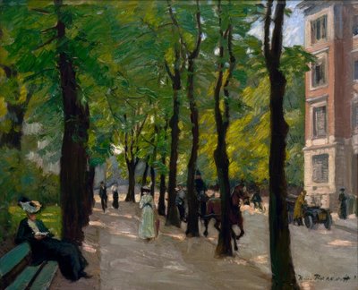 Queen Augusta Street på Calandrelli-pladsen i Berlin af Konrad von Kardorff