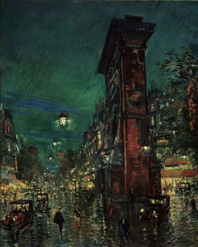 Paris, Porte Saint-Denis, 1923-1939 af Konstantin Alekseevich Korovin