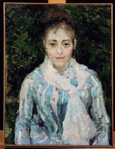 Portræt af kunstneren Maria Yakuntchikova Weber (1870-1902) (Portræt af kunstneren M.Yakunchikova Weber). Værk af Konstantin Alexeyevich Korovin (1861-1939), malede hans af Konstantin Alekseevich Korovin