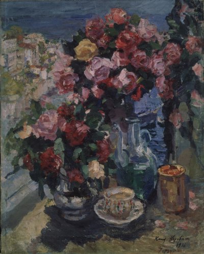 Roser. Gurzuf, 1916 af Konstantin Alekseevich Korovin