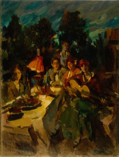 sydlige nat af Konstantin Alekseevich Korovin