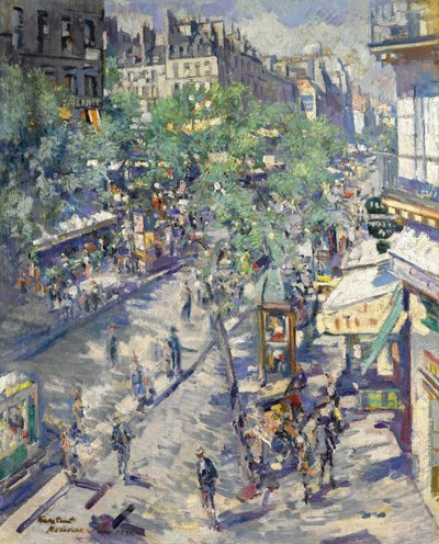 Boulevard de Sebastopol i Paris, 1923 af Konstantin Alekseevich Korovin