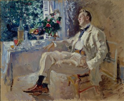 Portræt af sangeren Feodor Ivanovich Chaliapin 1873-1938, 1911. af Konstantin Alexeyevich Korovin