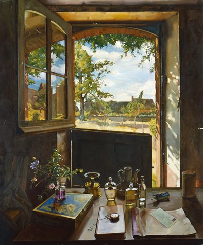 Åben dør til en have af Konstantin Andreevic Somov