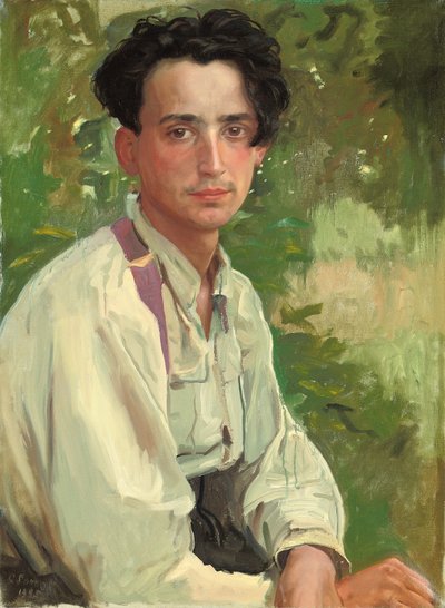 Portræt af Vladimir Aleksandrovich Somov, kunstnerens nevø af Konstantin Andreevic Somov