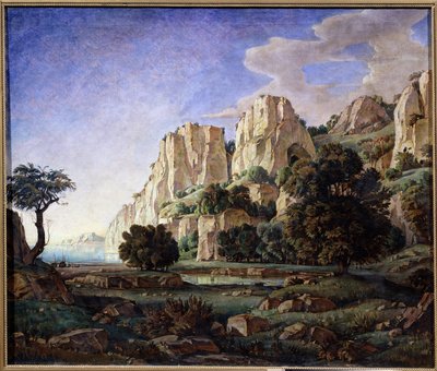 Morgen, Krimlandskab, ca. 1920 (olie på lærred) af Konstantin Bogayevsky