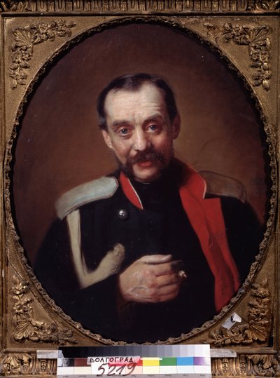 Portræt af komponisten Cesar Antonovich Cui (1835-1918) (Portræt af komponisten C. A. Cui). Medlem af gruppen af ​​fem, hvis mål var at producere typisk russisk musik. Maleri af Konstantin Yegorovich Makovsky (Constantin Makovsky) (1839- af Konstantin Egorovich Makovsky
