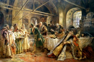 Kysseremonien, 1895. af Konstantin Egorovich Makovsky