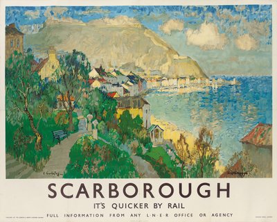 En reklameplakat for Scarborough af Konstantin Ivanovich Gorbatov