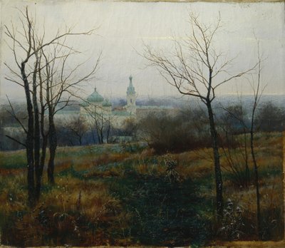 Efteråret er forbi, 1887 af Konstantin Konstantinovich Pervukhin
