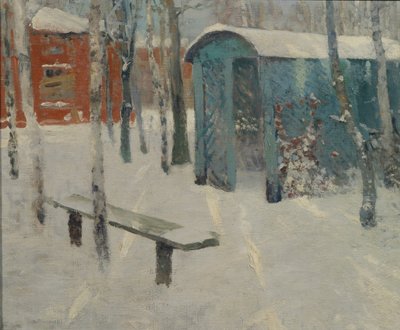 Tidlig sne af Konstantin Konstantinovich Pervukhin