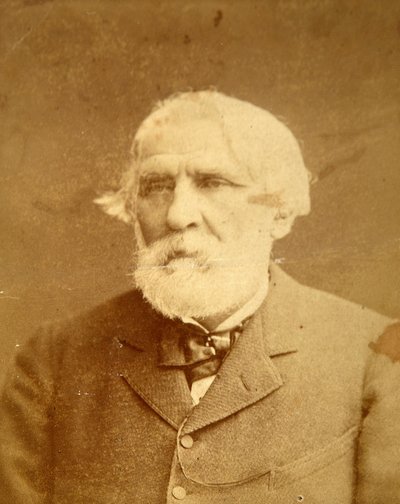 Portræt af forfatteren Ivan Sergeyevich Turgenev (Sergueievitch Tourgueniev) (1818-1883). Albumin-foto af Konstantin Schapiro (1839-1900) af Konstantin Schapiro