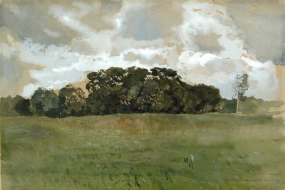 Landskab med grå skyer, 1897 af Konstantin Somov