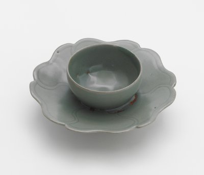 Skålstativ, første halvdel af 1100-tallet (stentøj med celadon glasur) af Korean School