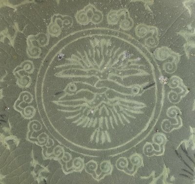 Bowl with cranes and clouds, c.1150-1200dani af Korean School