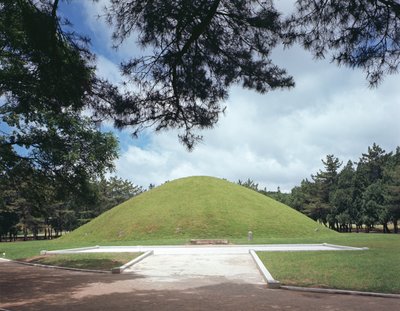 Tumulus af kong Muryong af Korean School