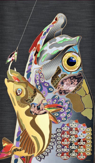 En surrealistisk fiskedrøm af Kostyantin Malginov