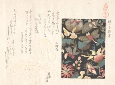 Design til læder og Netsuke, 1800-tallet. af Kubo Shunman