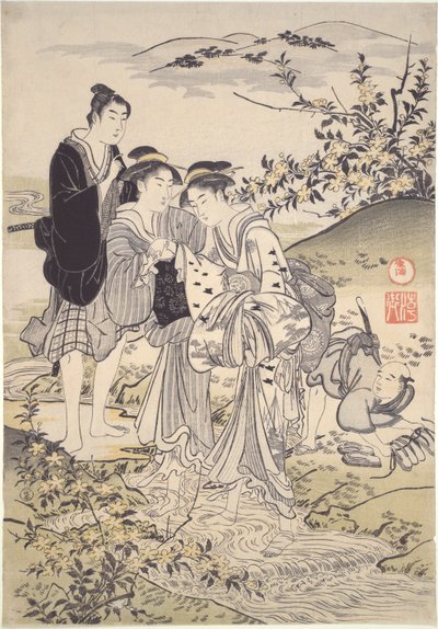 Hagi Tamagawa af Kubo Shunman